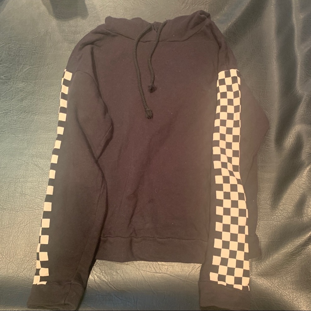 dolls kill checkered hoodie